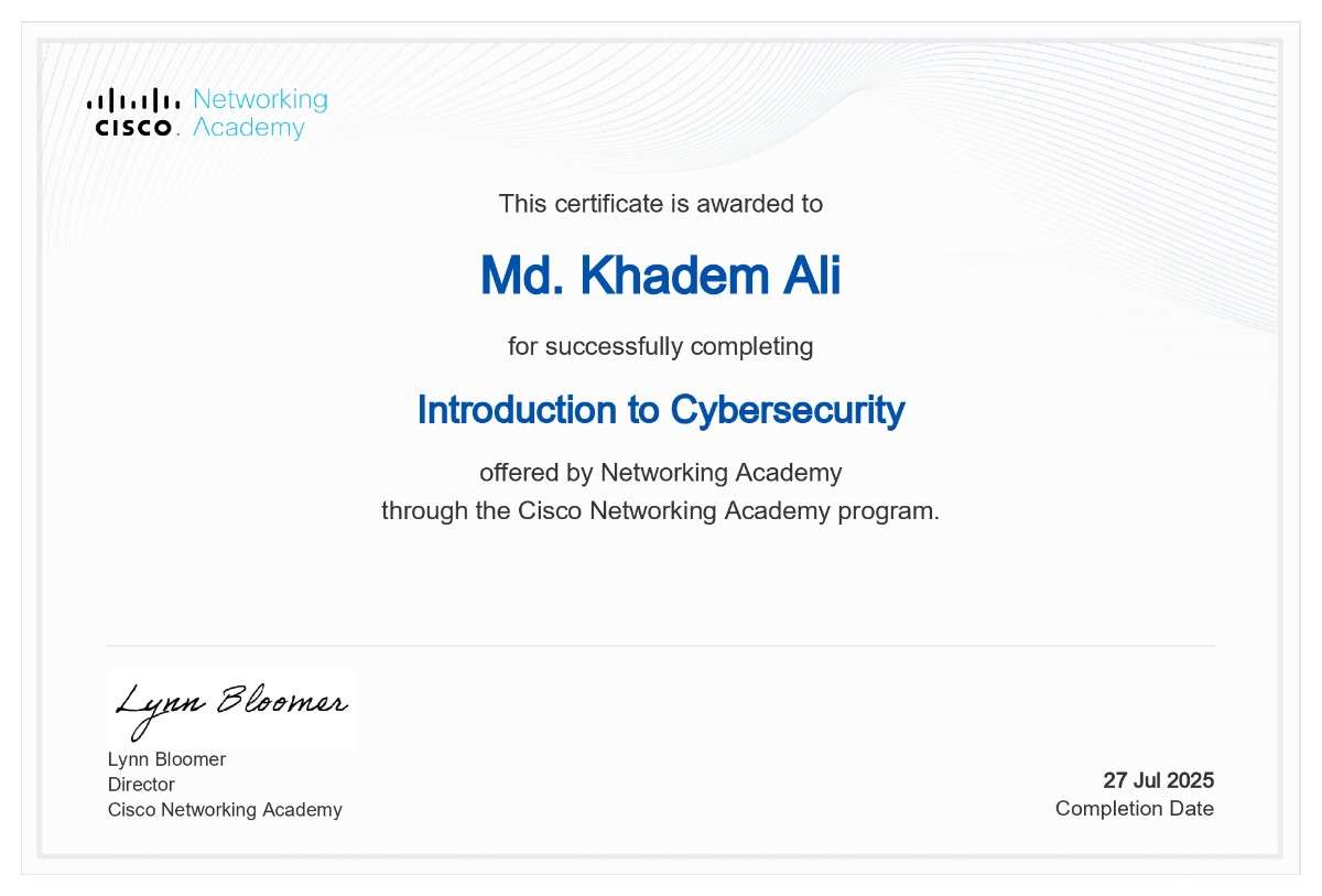 Mangrove Quiz 2025 Certificate