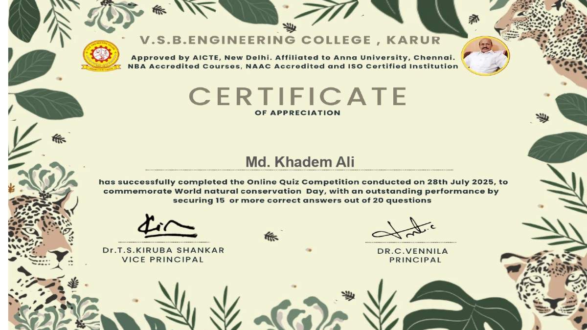 Certificate Image